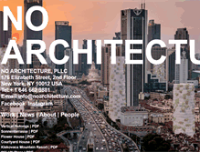 Tablet Screenshot of noarchitecture.com